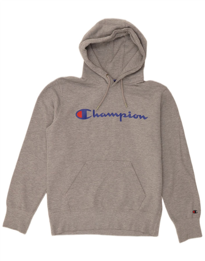 Champion muška majica s kapuljačom s kapuljačom srednje sive boje