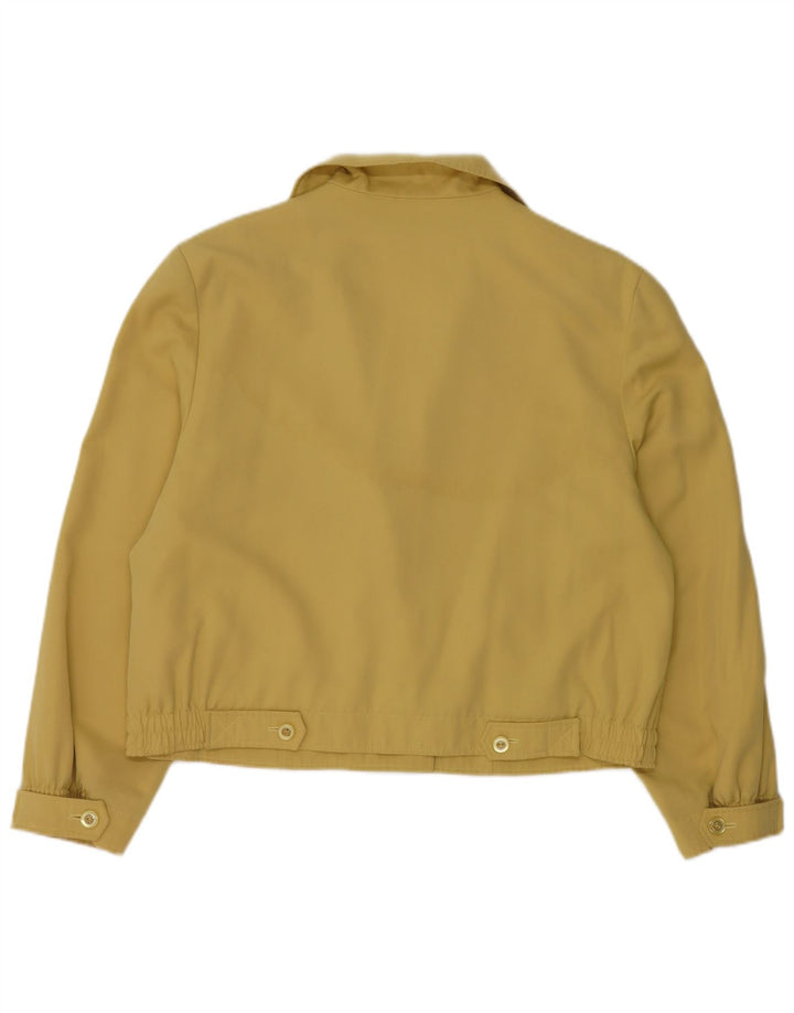 Carlo Comberti ženska bomber jakna s dvostrukim kopčanjem IT 44 srednje žuta