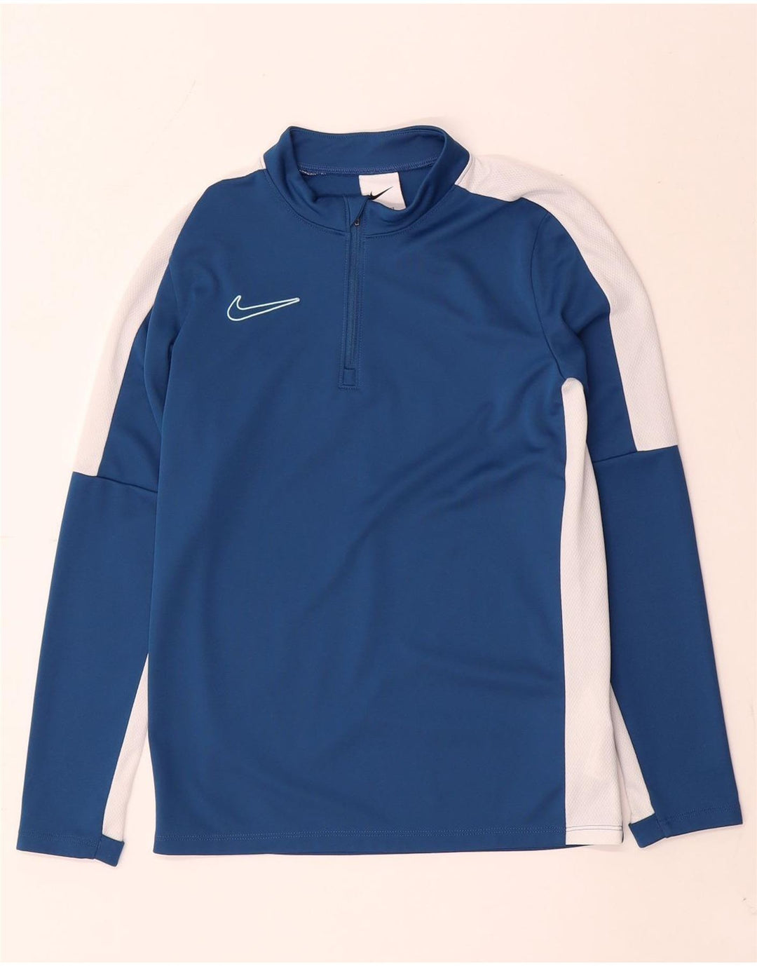 Nike Boys Dri Fit Pullover Trenirka Top 10-11 Years Medium Blue