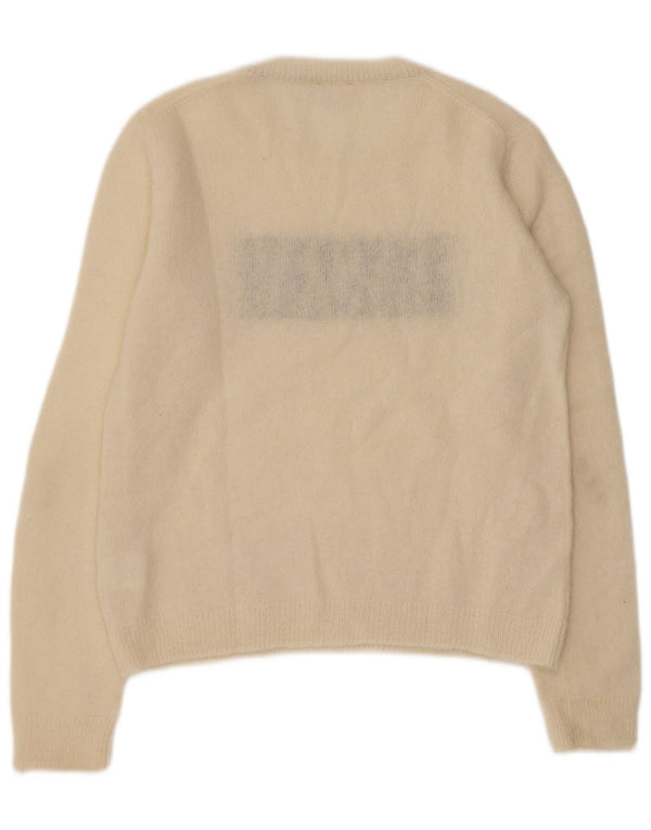 Sun68 Ženski džemper s okruglim izrezom UK 18 XL sivo bijeli