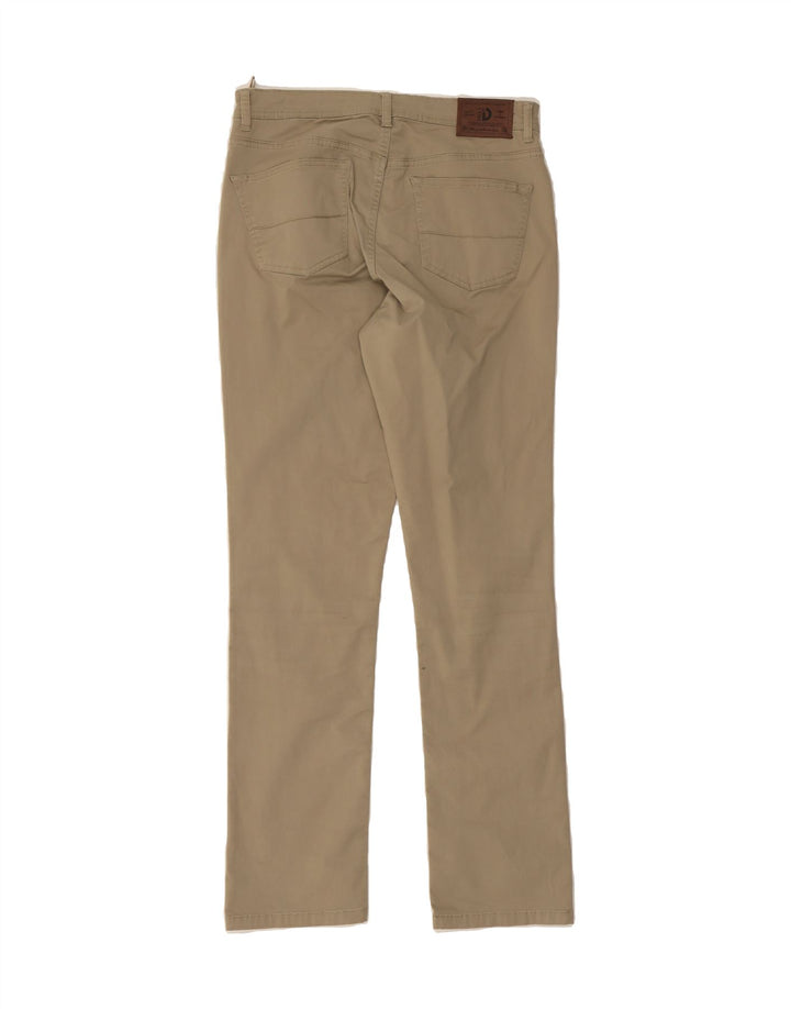DACK'S Mens Regular Fit Casual Trousers IT 48 Medium W30 L31 Khaki Cotton Vintage Dack's and Second-Hand Dack's from Messina Hembry 