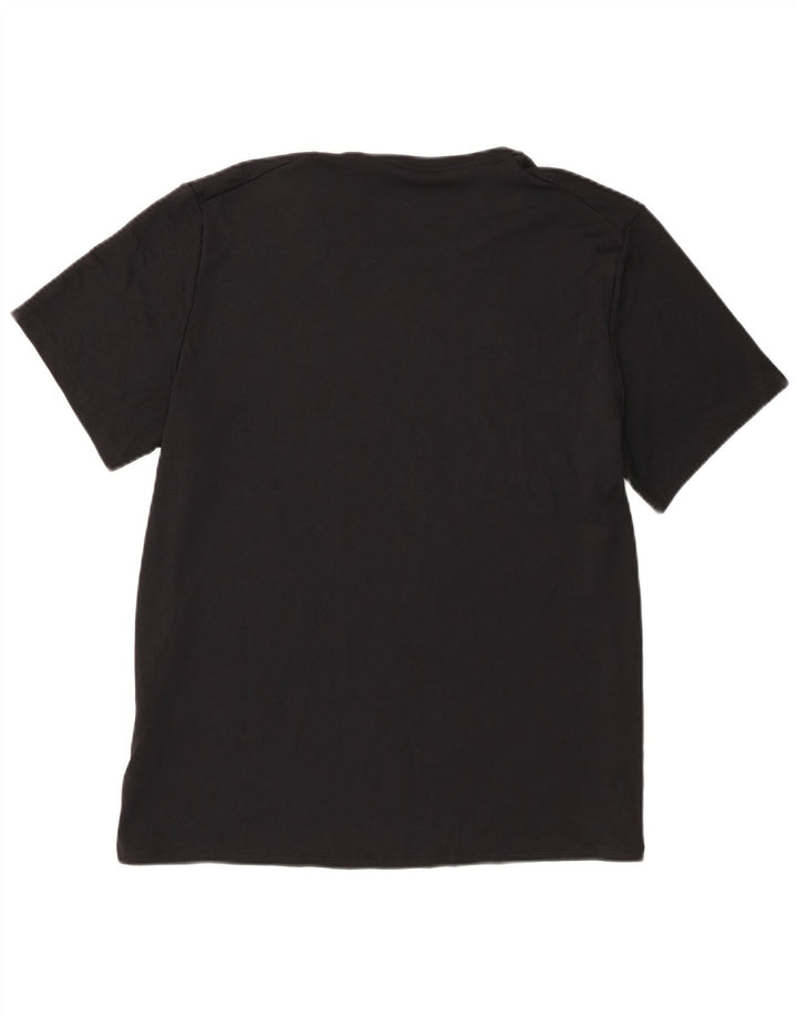 Nike Dri Fit majica kratkih rukava, veliki crni poliester
