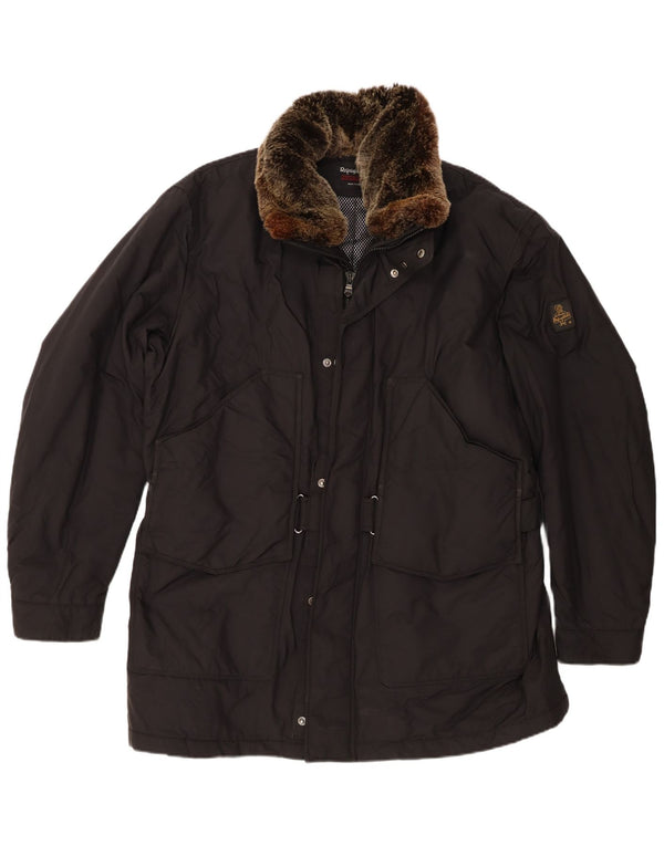 Refrigiwear muška vjetrovka Regular Fit jakna UK 44 2XL crni najlon