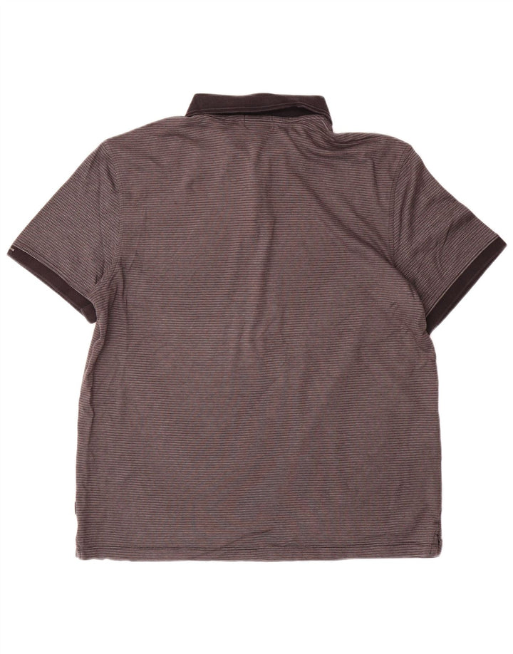 CALVIN KLEIN Muška polo majica s velikim sivim prugama, pamuk