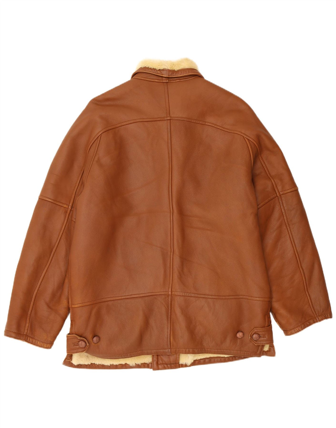Vintage ženska jakna s ovčicama IT 50 Large Brown Shearling