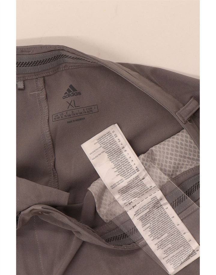 Adidas chino hlače za dječake 15-16 godina XLarge sive
