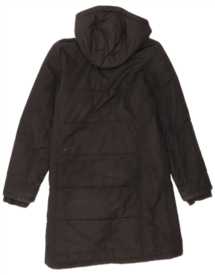 Jack Wolfskin ženski podstavljeni kaput s kapuljačom UK 12/14 srednje crni poliester