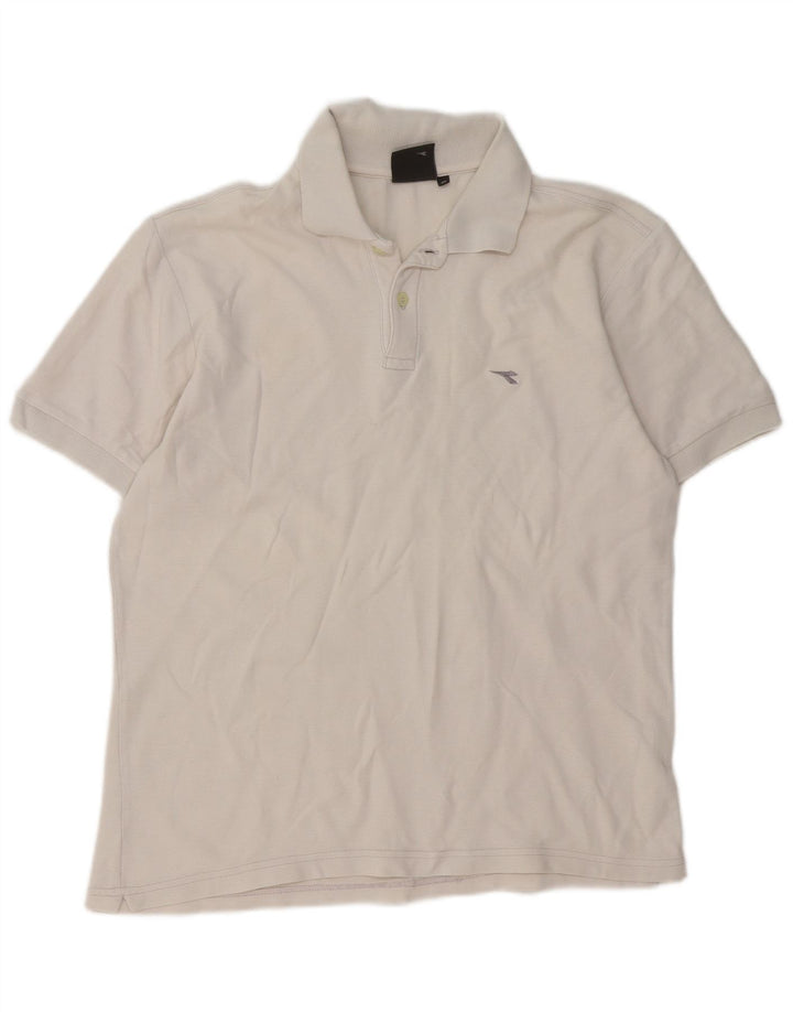 Diadora muška polo majica Srednje bijeli pamuk