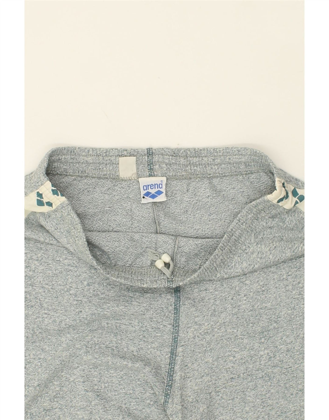 ARENA Mens Graphic Sport Shorts Large  Grey Colourblock Vintage Arena and Second-Hand Arena from Messina Hembry 