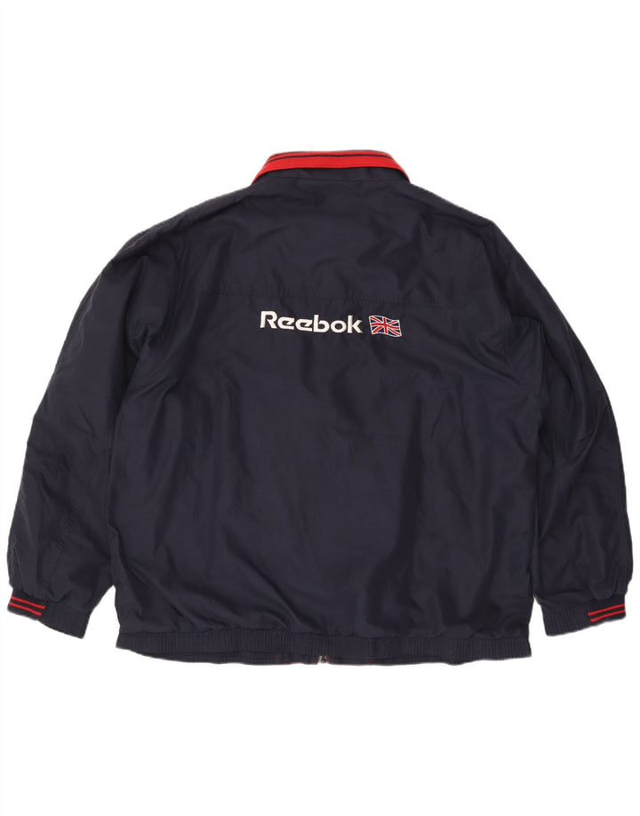 Reebok muška trenirka Graphic Gornja jakna XL tamnoplavi poliester