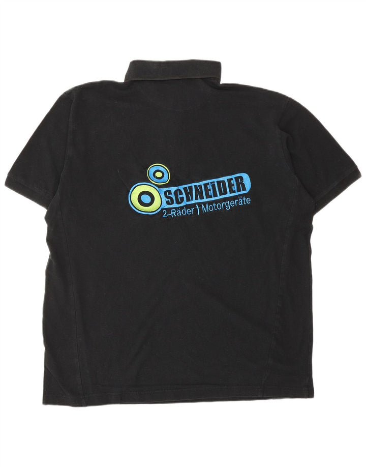 DICKIES muška polo majica s grafičkim motivima XL, crni pamuk