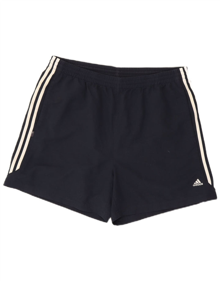 Adidas muške sportske kratke hlače 2XL tamnoplavi poliester