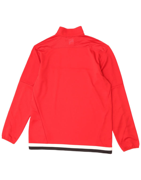 Adidasova muška trenirka Climacool zip izrez, velika velika crvena boja