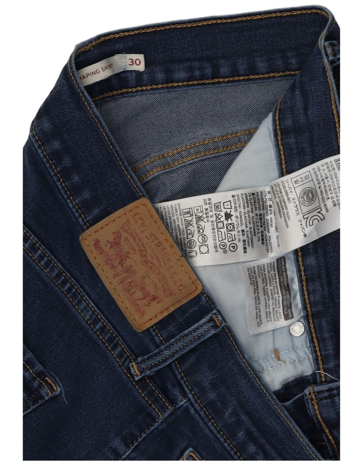 LEVI'S ženske uske traperice 311 za oblikovanje W30 L29 tamnoplavi pamuk