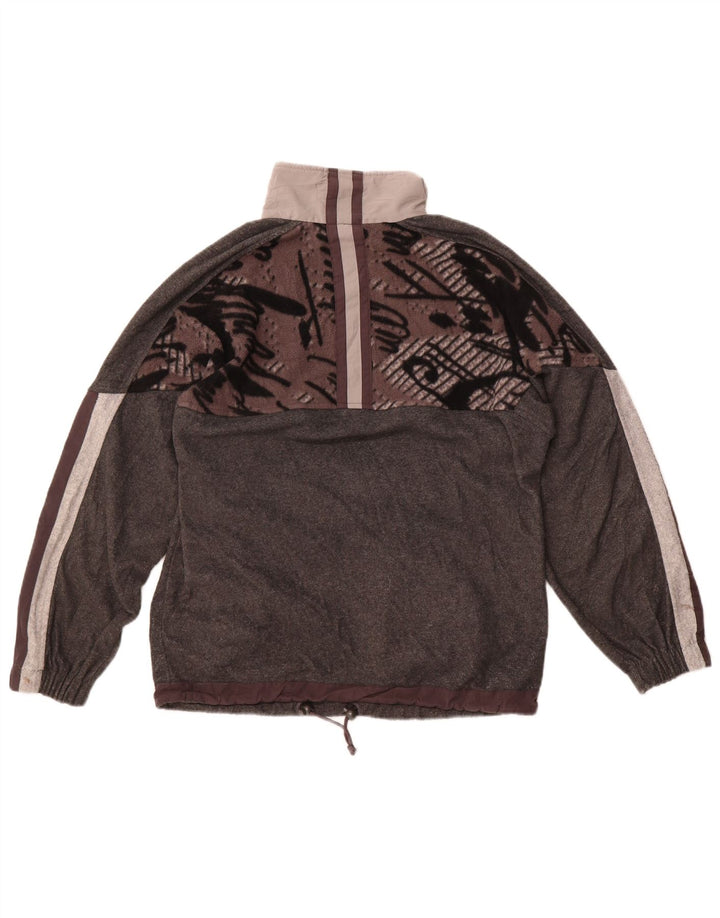 Lotto muški džemper od flisa s patentnim izrezom srednje sive boje