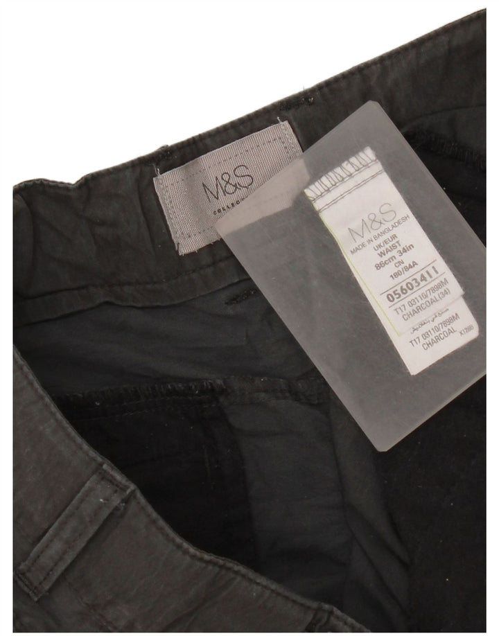 Marks & Spencer muške kargo kratke hlače W34 veliki sivi pamuk