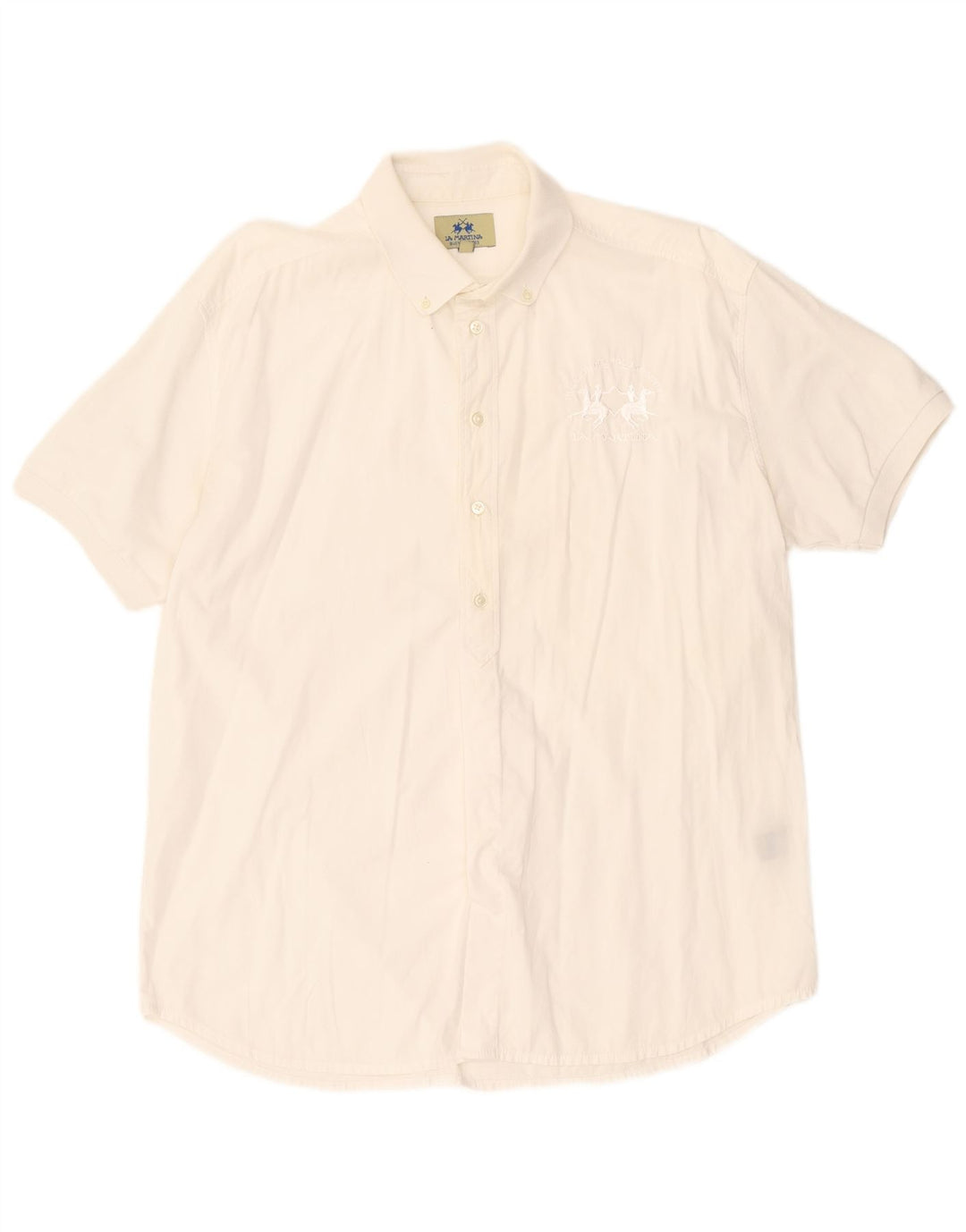 LA MARTINA Muška pulover majica kratkih rukava Buenos Aires XL Bijela