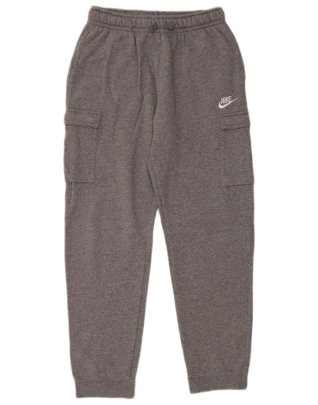 NIKE Boys Cargo Trenirka Hlače Joggers 13-14 Years XL Grey Flecked