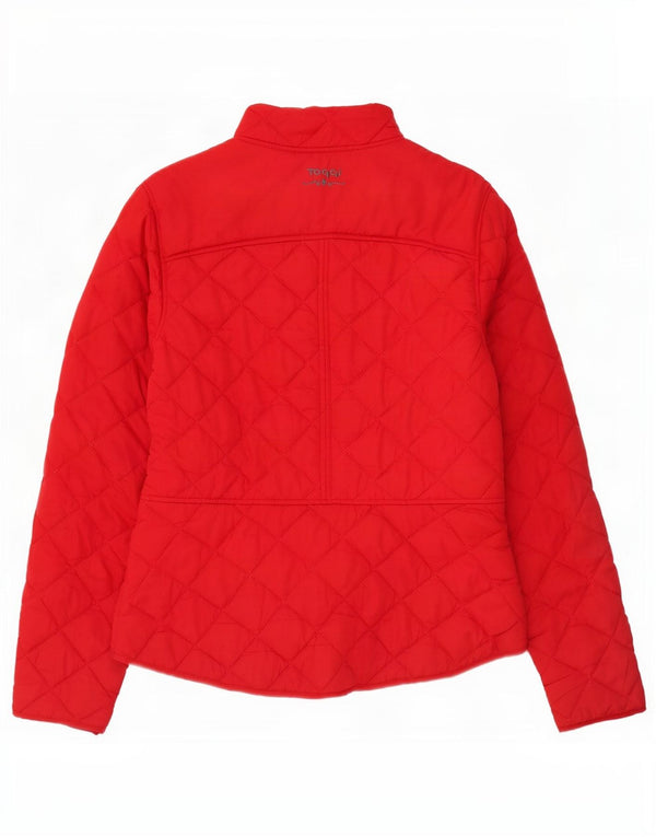 Toggi Womens Quilted Jacket UK 10 Small Red Polyester
