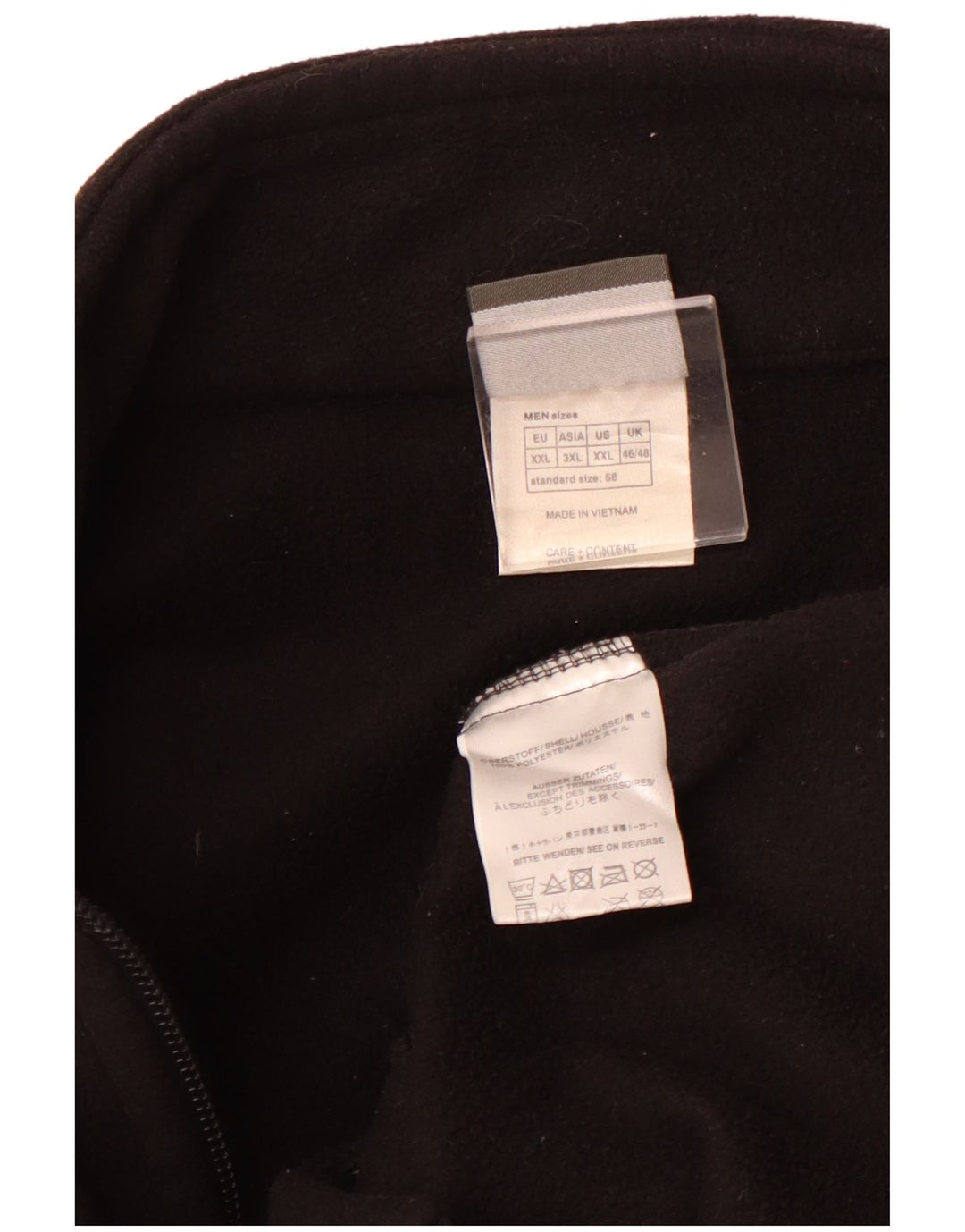 Jack Wolfskin muška jakna od flisa UK 46/48 2XL crni poliester