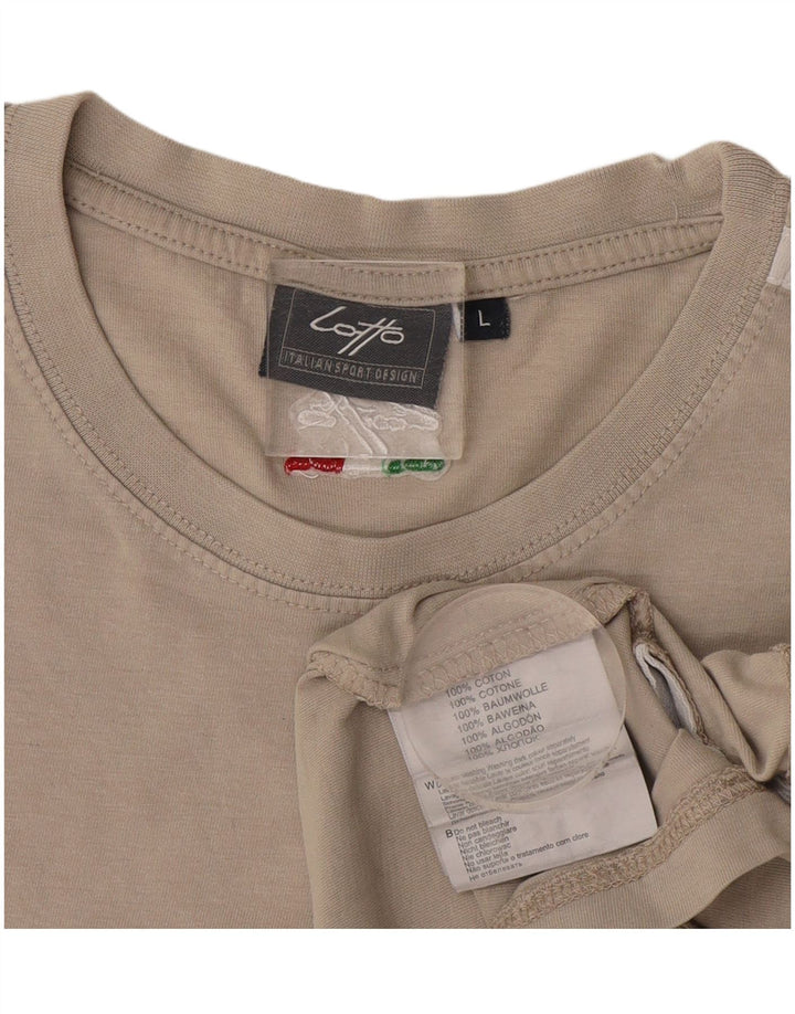 Lotto muška majica kratkih rukava, veliki sivi pamuk