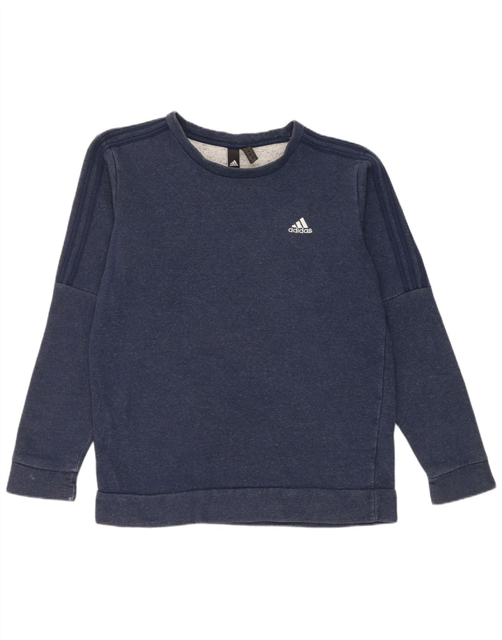 Adidas muška majica s kratkim rukavima, srednje tamnoplavi pamuk