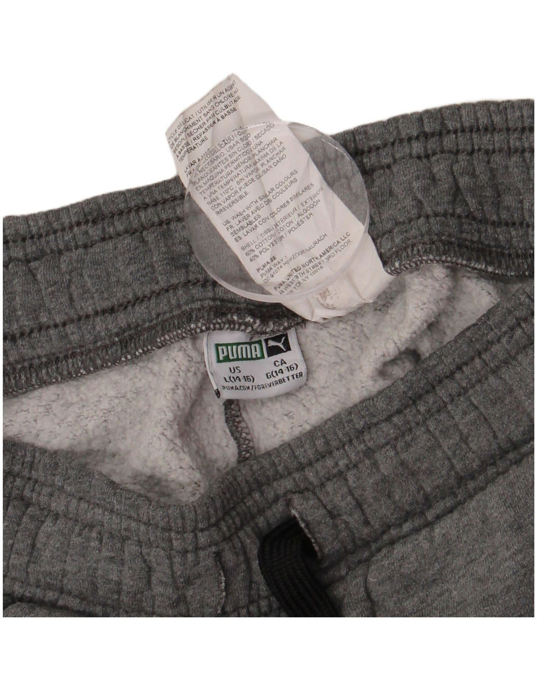 PUMA Trenirka Hlače za djevojčice Joggers 14-15 Years Large Grey Colourblock