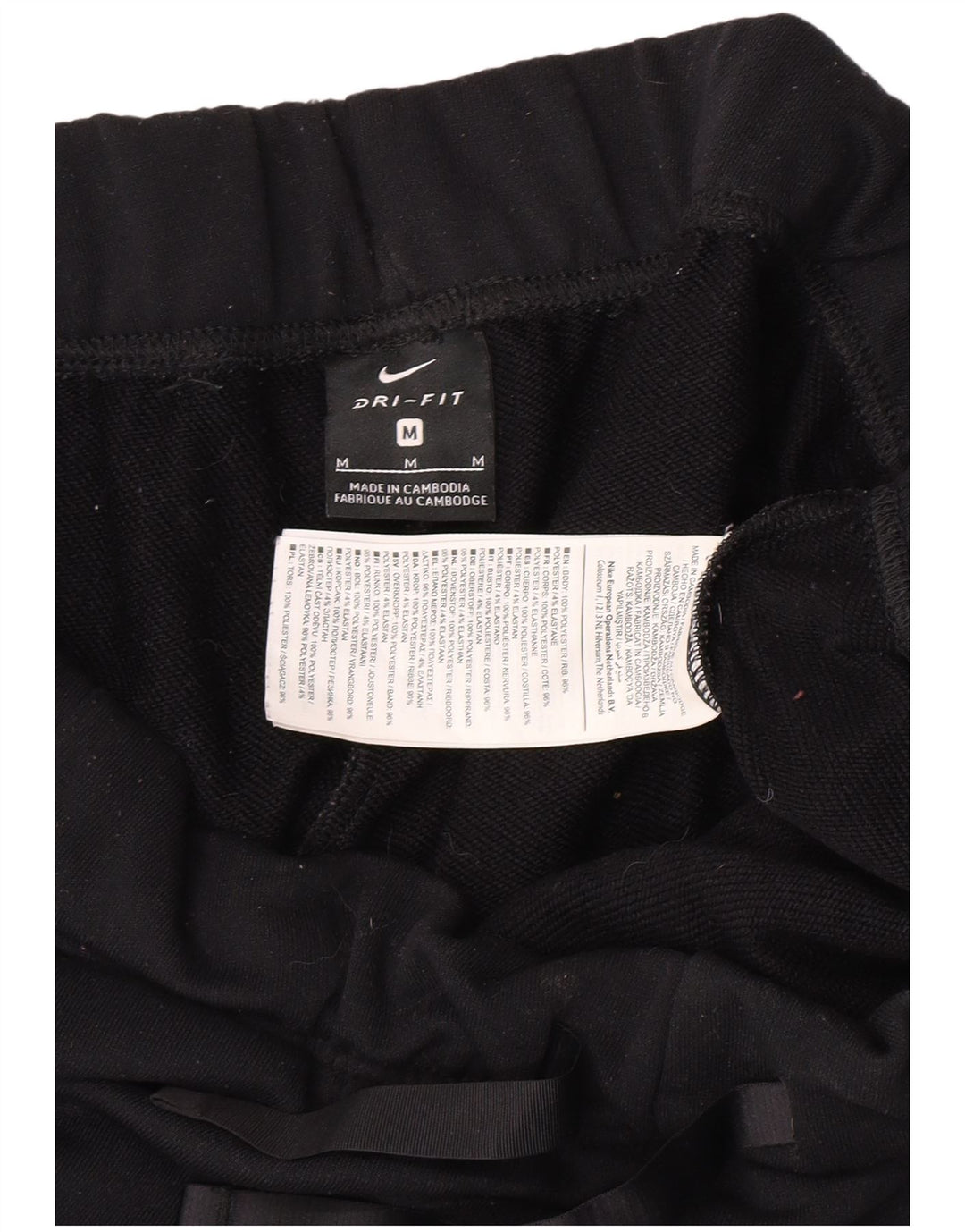Nike Ženske Dri Fit Trenirke Hlače Joggers Srednji crni poliester