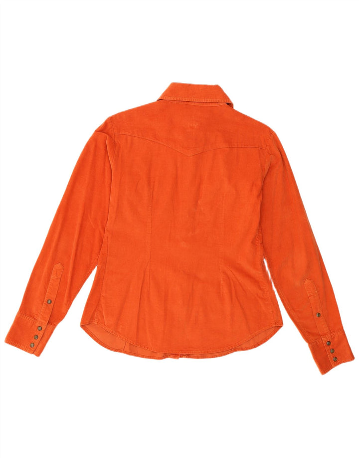 Marlboro Classics Ženska košulja dugih rukava UK 10 Small Orange Classic