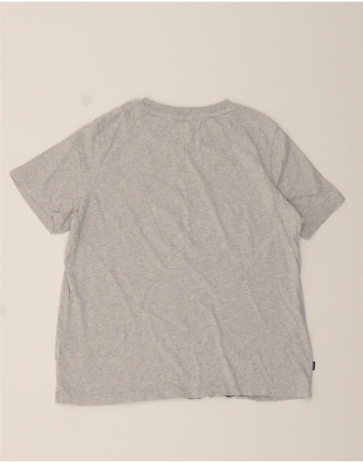 SUPERDRY Womens T-Shirt Top UK 12 Medium  Grey Cotton Vintage Superdry and Second-Hand Superdry from Messina Hembry 