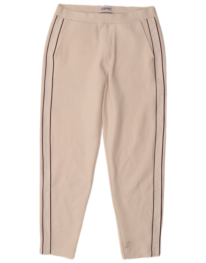 Esprit ženske uske chino hlače velike W32 L29 bijeli pamuk