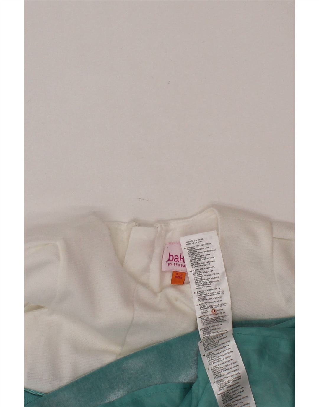 TED BAKER Haljina A-kroja za djevojčice 9-12 mjeseci, bijela cvjetna poliesterska haljina