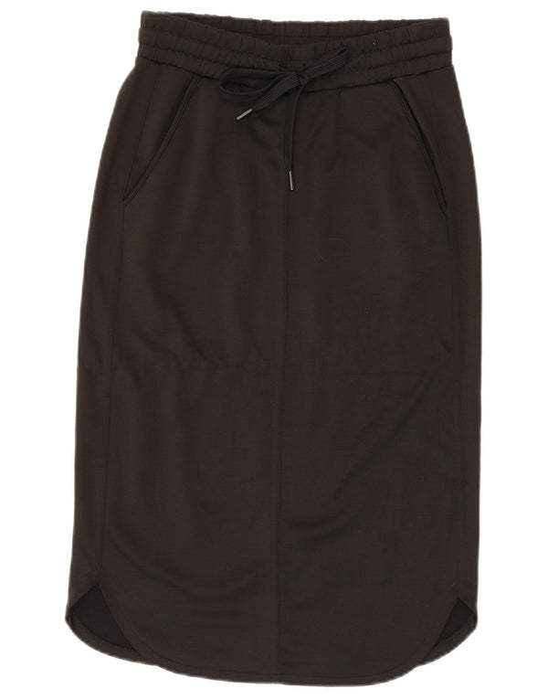 BENETTON ženska midi suknja mala W27 kaki poliester