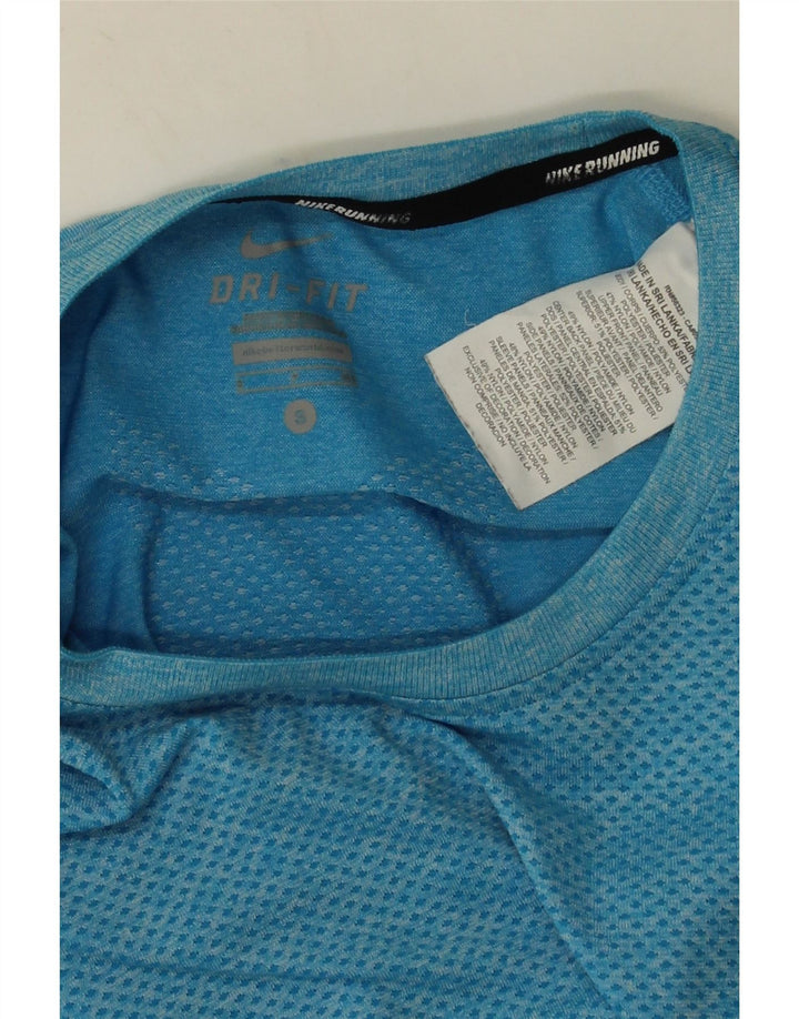 Nike Dri Fit majica kratkih rukava Mali plavi flekasti poliester
