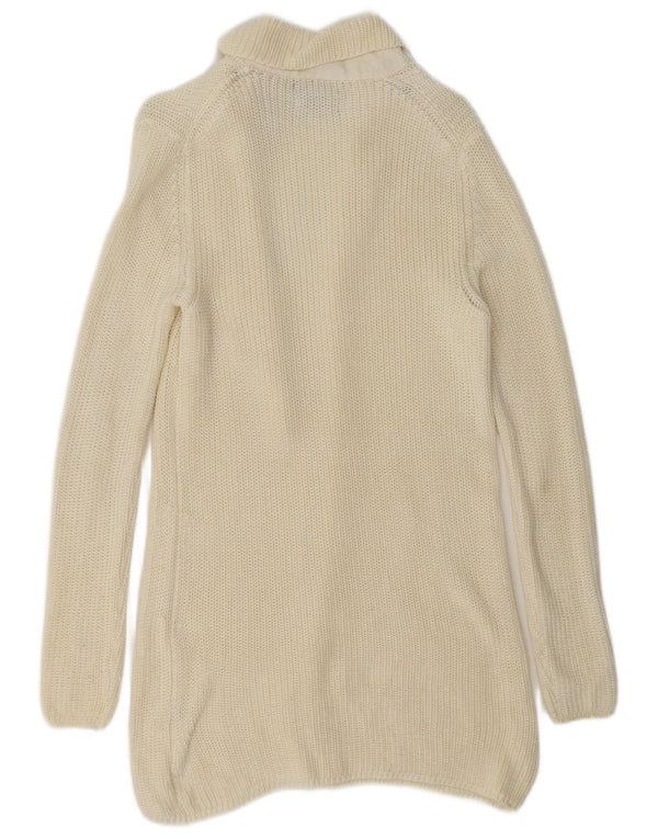 Massimo Dutti ženski otvoreni kardigan pulover UK 10 Small Off White