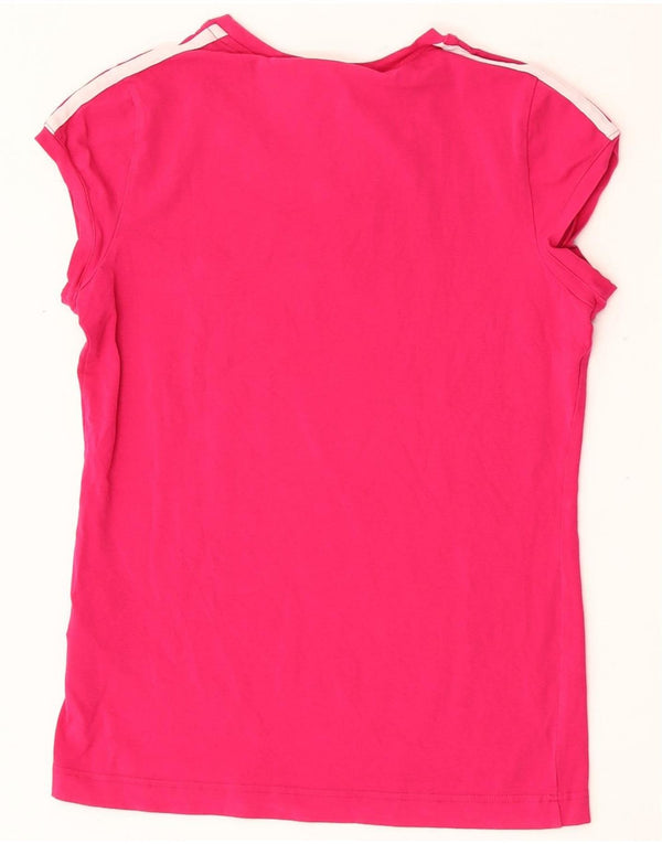 Adidas ženska majica kratkih rukava UK 16 Large Pink Cotton