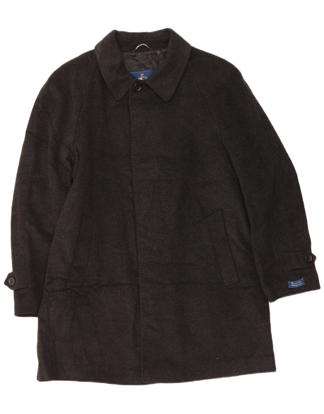 Vintage muški kaput IT 54 2XL siva vuna