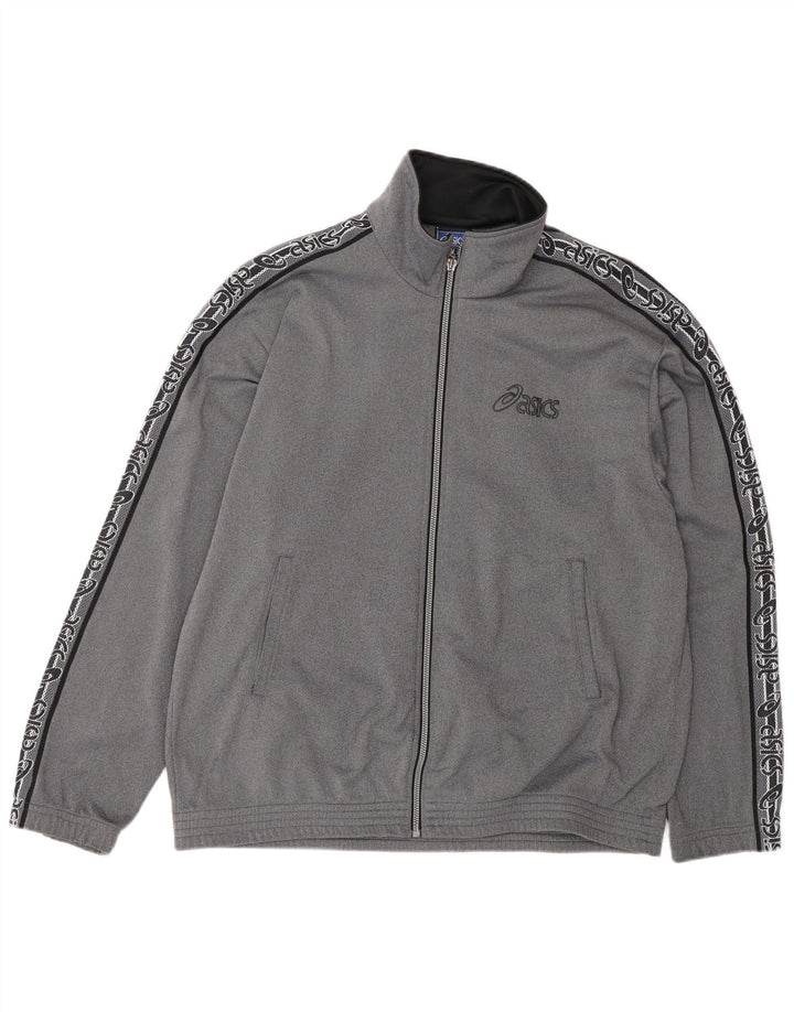Gornja jakna Asics Graphic Trenirka Srednje siva