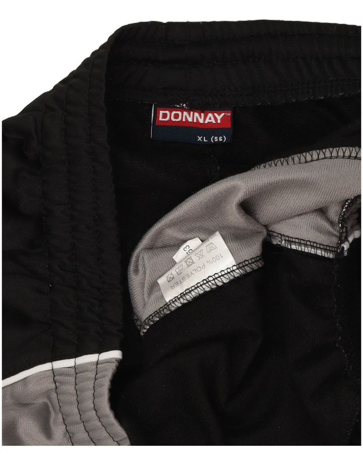 Donnay muške hlače od trenirke XL crni poliester u boji