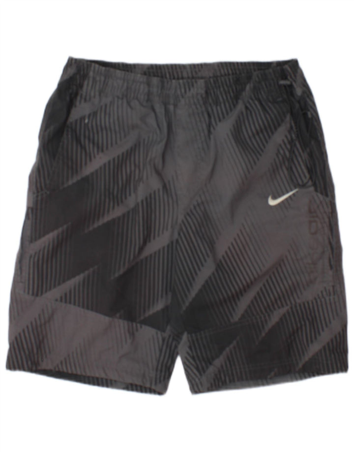 Nike Mens Sport Shorts UK 26/28 Mali sivi geometrijski poliester