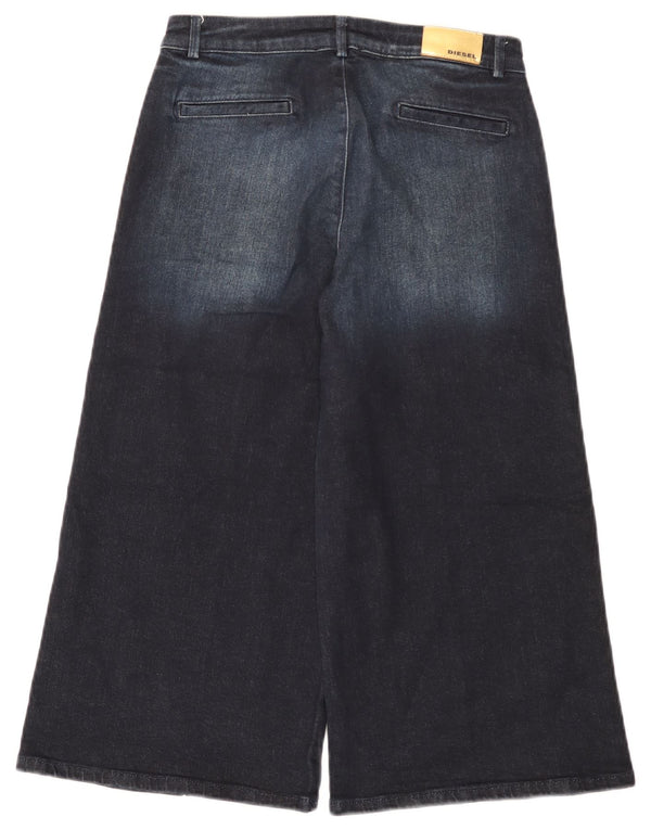 Diesel Girls Capri široke traperice 11-12 godina W28 L20 tamnoplave boje