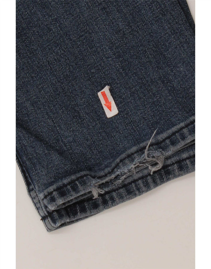 Wrangler muške uske traperice W32 L32 tamnoplavi pamuk