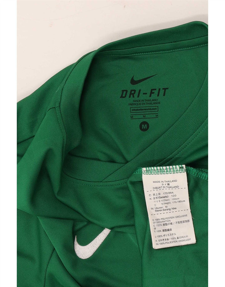Nike Dri Fit Graphic Majica kratkih rukava srednje zelene boje od poliestera
