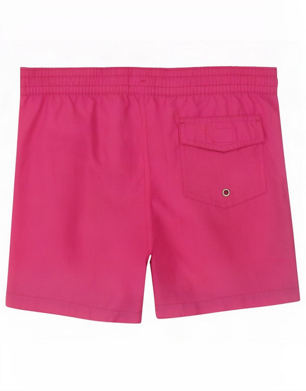 Polo Ralph Lauren Boys Swimming Shorts 7-8 Years Small Pink Polyester