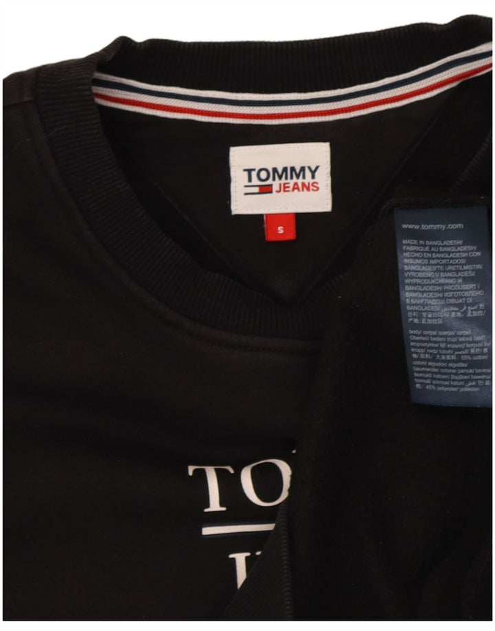 Tommy Hilfiger Ženska prekomjerna trenirka s grafičkim motivima UK 10 Mala crna