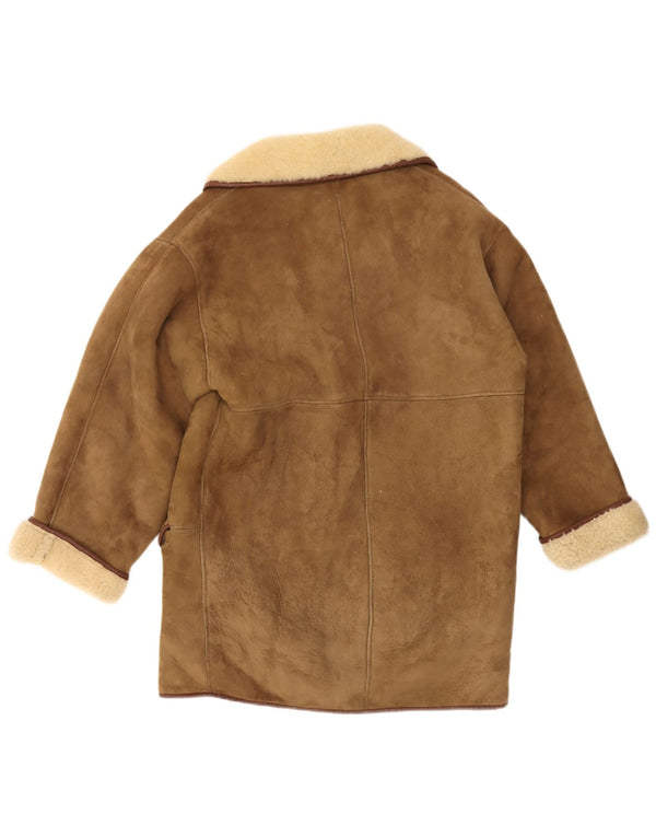 Artisan ženski kaput od striženih šiša UK 18 XL kaki zimski