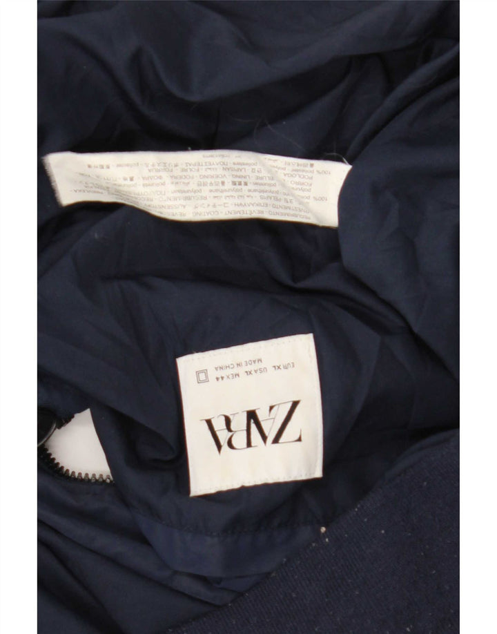 Zara muška bomber jakna UK 42 XL tamnoplavi poliester