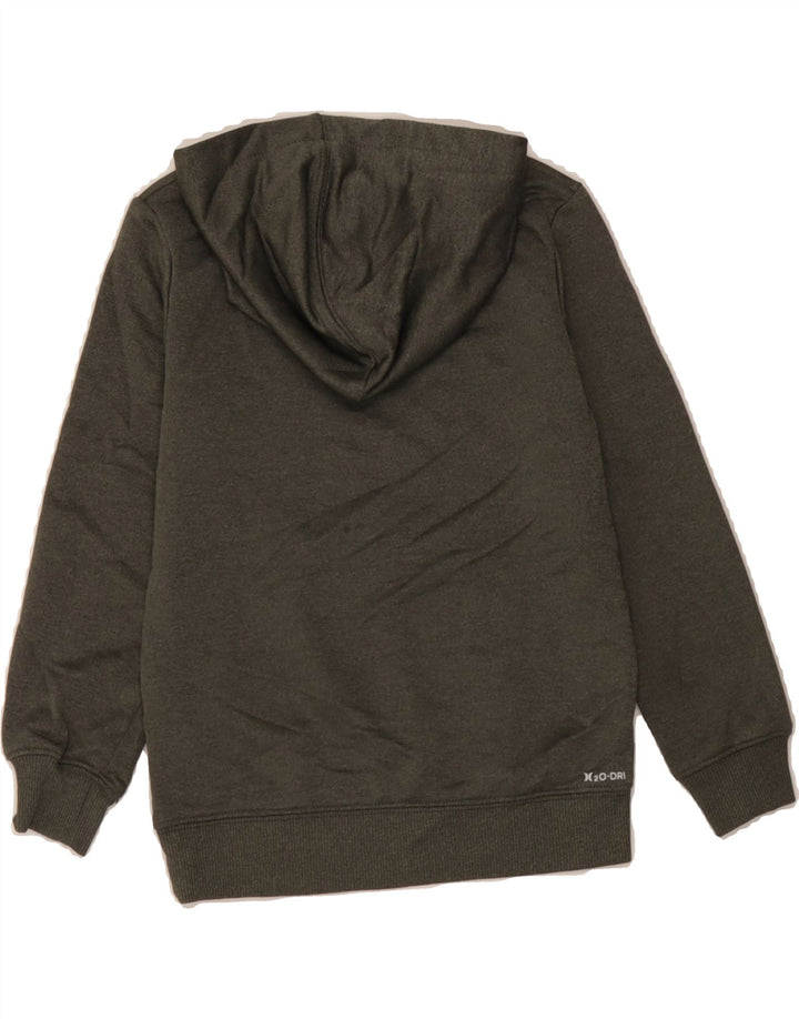 HURLEY Boys Graphic Hoodie Jumper 5-6 Years Khaki Polyester Vintage Hurley and Second-Hand Hurley from Messina Hembry 