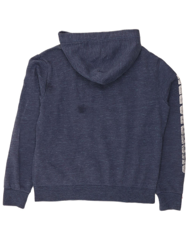 Superdry muški pulover s kapuljačom s patentnim zatvaračem XL tamnoplavi pamuk