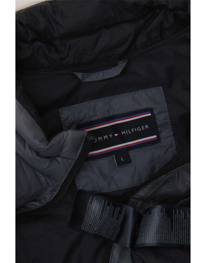 Tommy Hilfiger muška podstavljena jakna UK 40 Large tamnoplavi poliamid